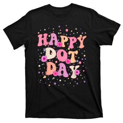 Groovy Dot Day For Teacher Happy Dot Day Gift T-Shirt