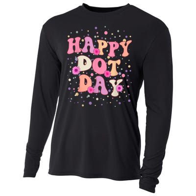 Groovy Dot Day For Teacher Happy Dot Day Gift Cooling Performance Long Sleeve Crew