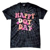 Groovy Dot Day For Teacher Happy Dot Day Gift Tie-Dye T-Shirt