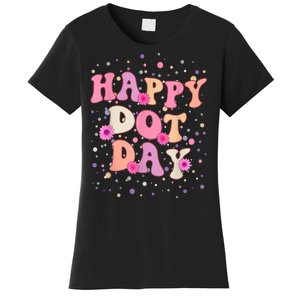 Groovy Dot Day For Teacher Happy Dot Day Gift Women's T-Shirt