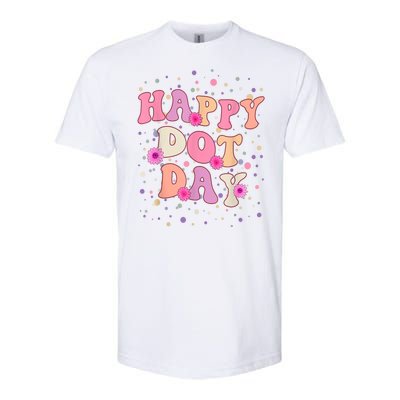 Groovy Dot Day For Teacher Happy Dot Day Gift Softstyle CVC T-Shirt