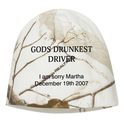 God's Drunkest Driver I Am Sorry M.ar.tha December 19Th 2007 Kati - Camo Knit Beanie