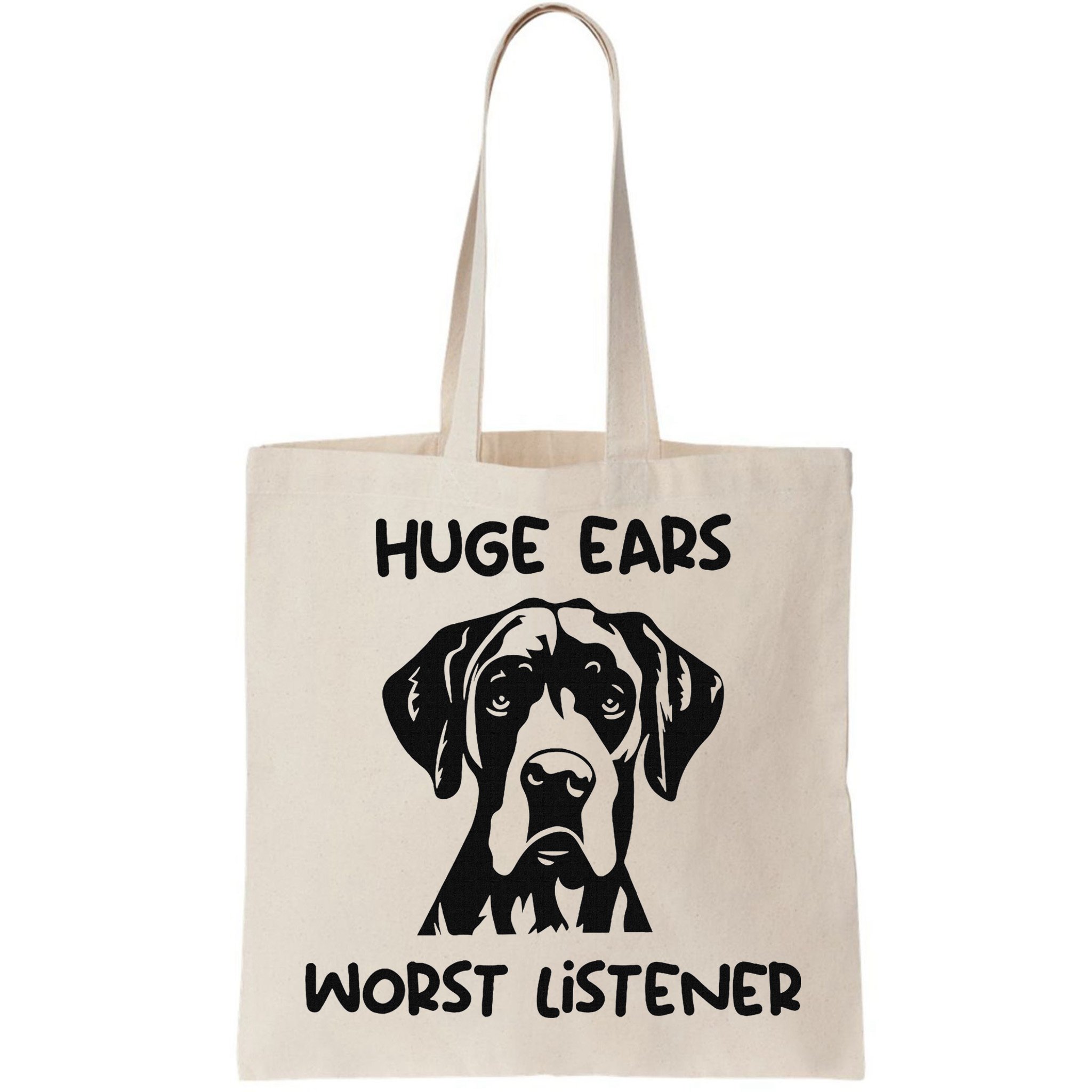 Great Dane Dog Huge Ears Worst Listener Bag