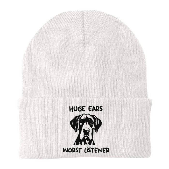 Great Dane Dog Huge Ears Worst Listener Beanie