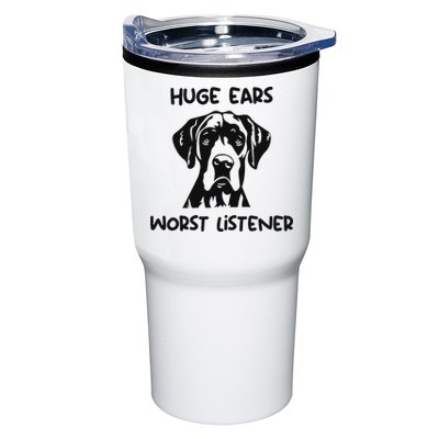 Great Dane Dog Huge Ears Worst Listener Tumbler