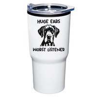 Great Dane Dog Huge Ears Worst Listener Tumbler