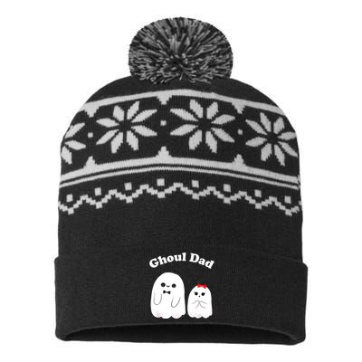 Ghoul Dad Daddy Ghost Father Funny Halloween Costume USA-Made Snowflake Beanie