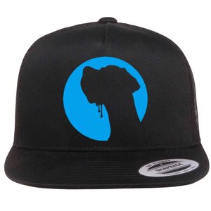 Greatdanedog Deutsche Dogge Profile Flat Bill Trucker Hat