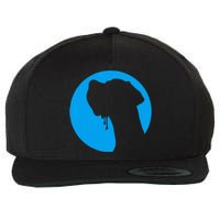 Greatdanedog Deutsche Dogge Profile Wool Snapback Cap