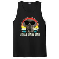 Great Dane Dad Funny Dog Sunglasses Vintage Great Dane PosiCharge Competitor Tank