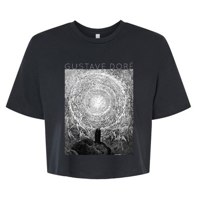 Gustave Doré Dante And Beatrice See God Art For Artists Bella+Canvas Jersey Crop Tee