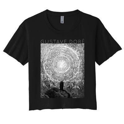 Gustave Doré Dante And Beatrice See God Art For Artists Women's Crop Top Tee