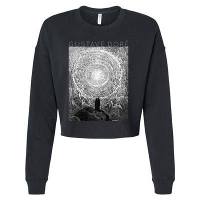 Gustave Doré Dante And Beatrice See God Art For Artists Cropped Pullover Crew