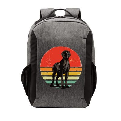 Great Dane Dog Lover Retro Vintage 70s Dog Pet Vector Backpack