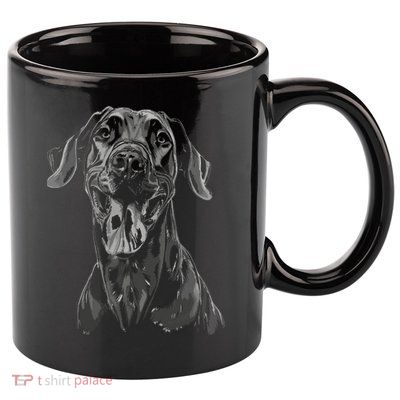Great Dane Dog Animal Graphic Tees For Men Women 11oz C Handle Ceramic Mug