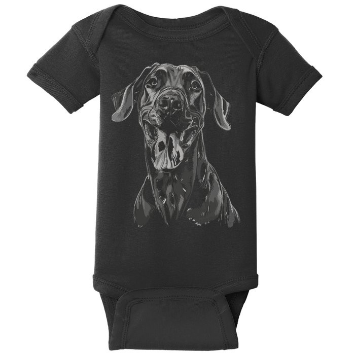 Great Dane Dog Animal Graphic Tees For Men Women Baby Bodysuit