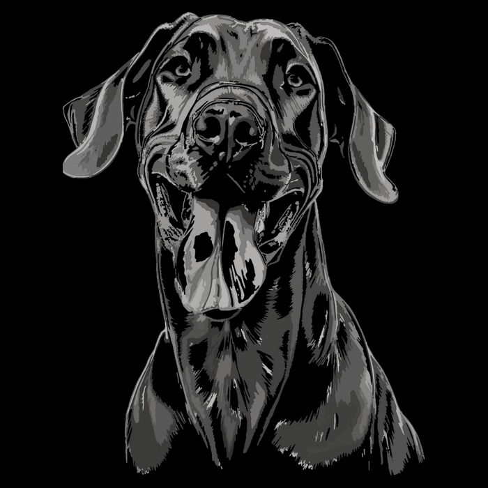 Great Dane Dog Animal Graphic Tees For Men Women Baby Bodysuit