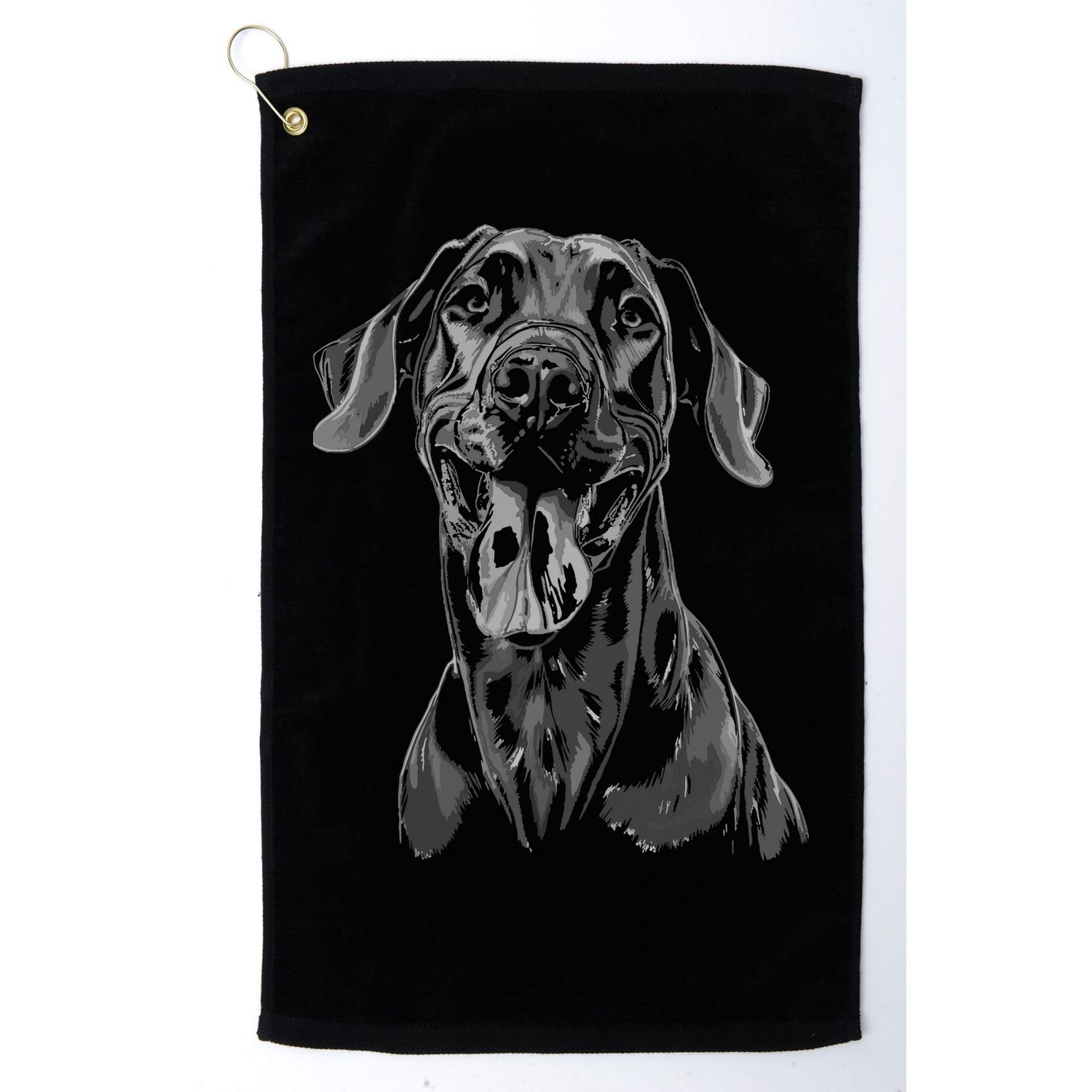 Great Dane Dog Animal Graphic Tees For Men Women Golf Towel