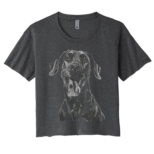 Great Dane Dog Animal Graphic Tees For Men Women Crop Top