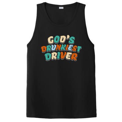 God Drunkest Driver Funny Driver Funny Meme PosiCharge Competitor Tank