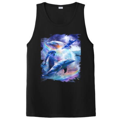 Galaxy Dolphin Dolphins In Space PosiCharge Competitor Tank