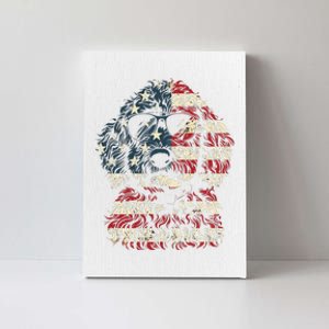 Goldendoodle Doodle Dad American Flag Patriotic Dog Lover Canvas