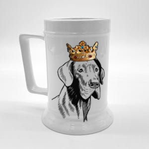 Great Dane Dog Wearing Crown Beer Stein