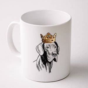 Great Dane Dog Wearing Crown Coffee Mug