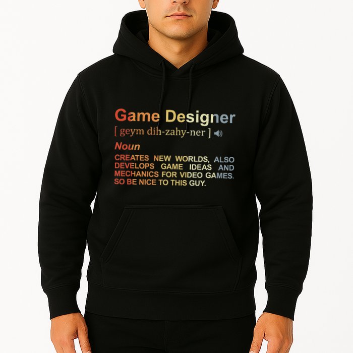 Game Designer Definition Game Programmer Game Dev Hoodie