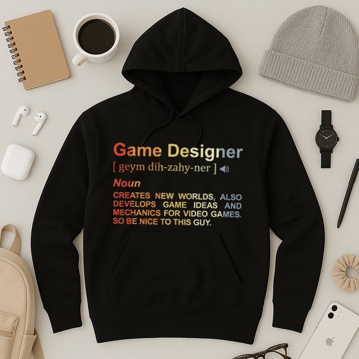 Game Designer Definition Game Programmer Game Dev Hoodie