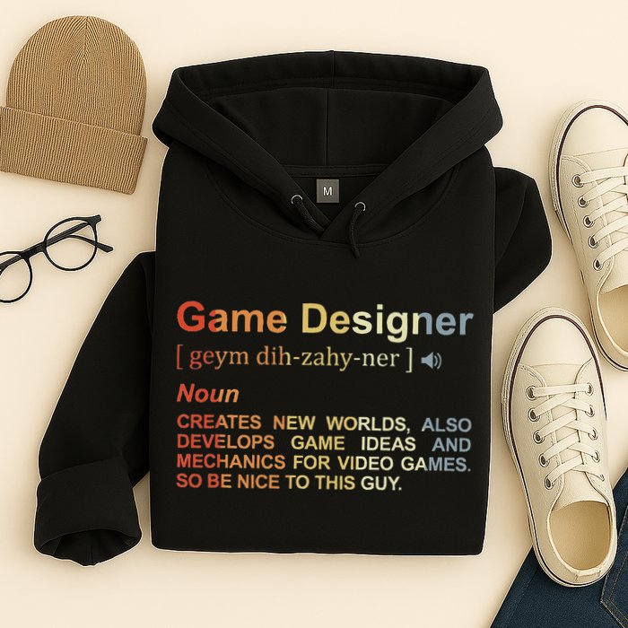 Game Designer Definition Game Programmer Game Dev Hoodie