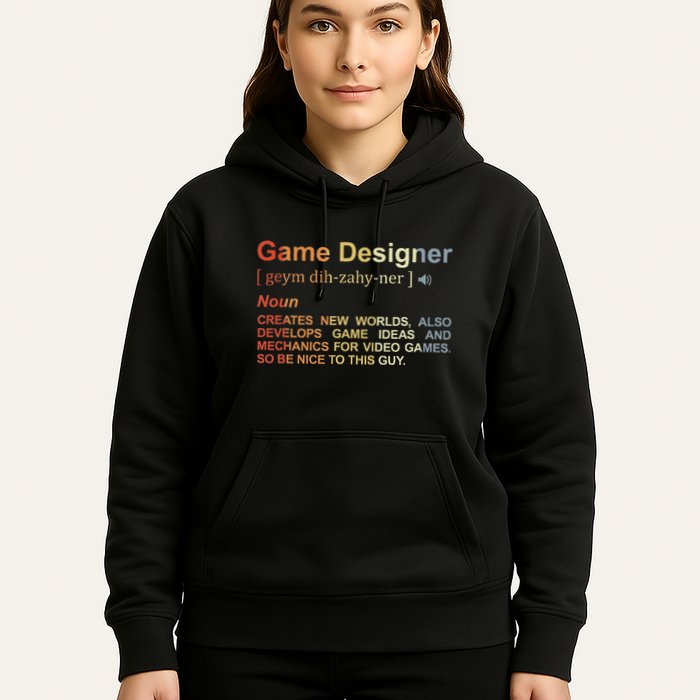 Game Designer Definition Game Programmer Game Dev Hoodie