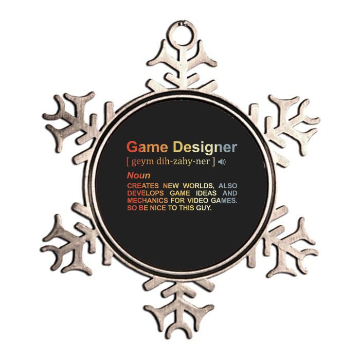 Game Designer Definition Game Programmer Game Dev Metallic Star Ornament