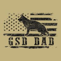 Gsd Dad Distressed American Flag German Shepherd Dog Cooling Performance Crew T-Shirt