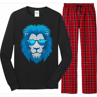 Game Day Detroit Football Sports Fan Long Sleeve Pajama Set