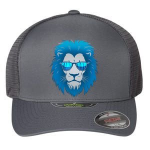 Game Day Detroit Football Sports Fan Flexfit Unipanel Trucker Cap