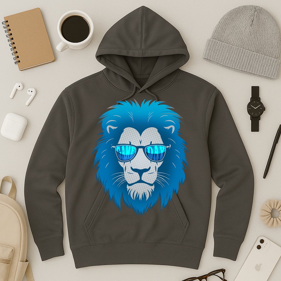 Game Day Detroit Football Sports Fan Hoodie