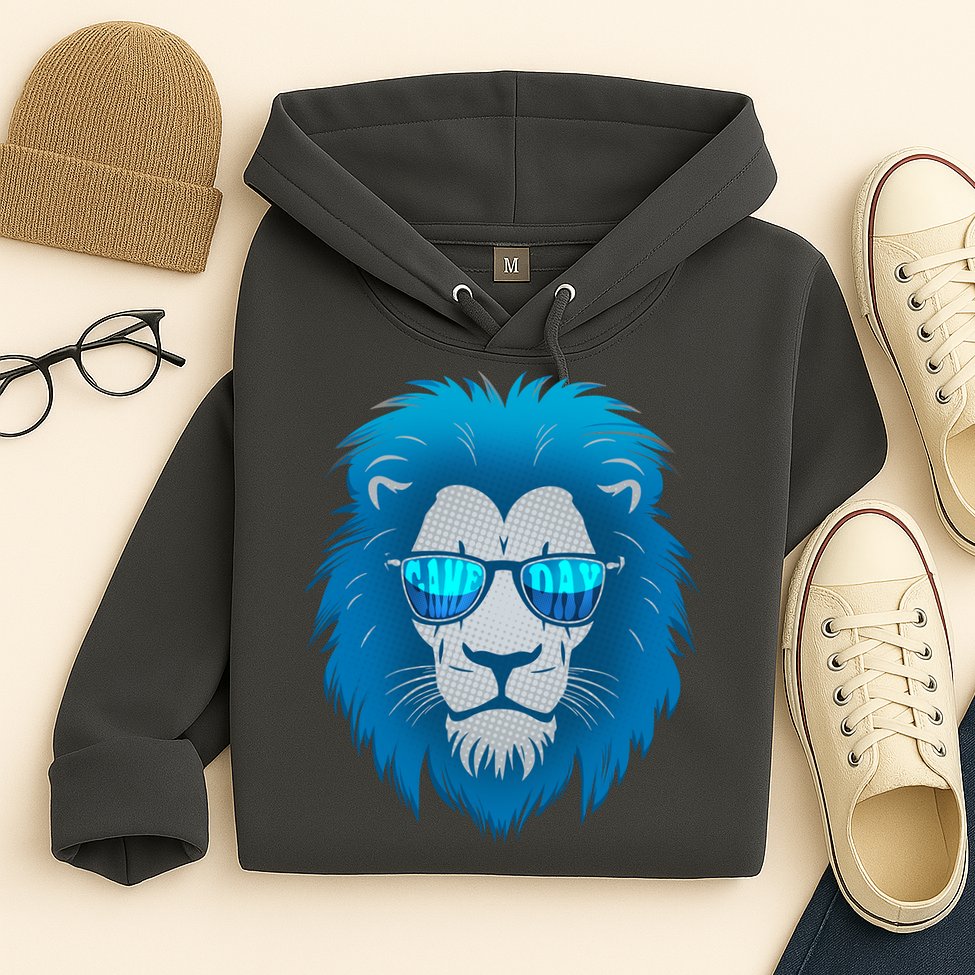 Game Day Detroit Football Sports Fan Hoodie