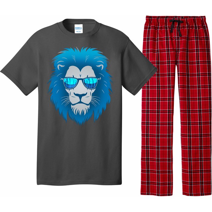 Game Day Detroit Football Sports Fan Pajama Set