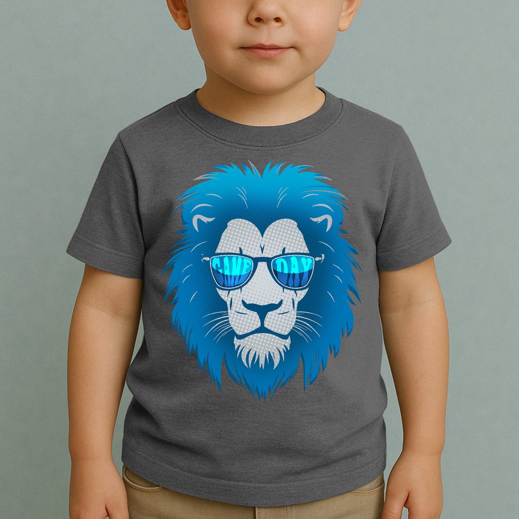 Game Day Detroit Football Sports Fan Toddler T-Shirt