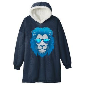 Game Day Detroit Football Sports Fan Hooded Wearable Blanket