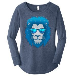 Game Day Detroit Football Sports Fan Women's Perfect Tri Tunic Long Sleeve Shirt