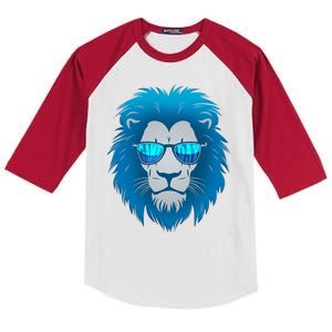 Game Day Detroit Football Sports Fan Kids Colorblock Raglan Jersey