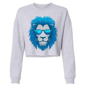 Game Day Detroit Football Sports Fan Cropped Pullover Crew