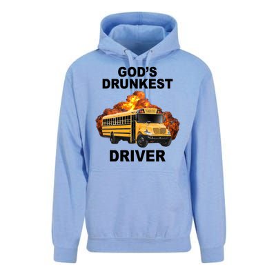 Gods Drunkest Driver Funny School Bus Unisex Surf Hoodie