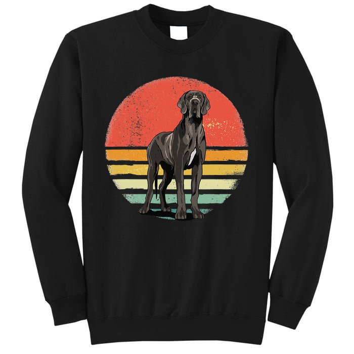 Great Dane Dog Lover Retro Vintage 70s Dog Pet Sweatshirt