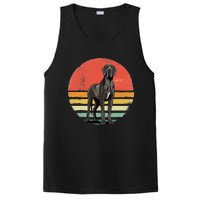 Great Dane Dog Lover Retro Vintage 70s Dog Pet PosiCharge Competitor Tank