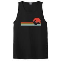 gift Dachshund dachshund dog silhouette retro PosiCharge Competitor Tank