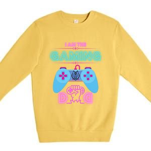 Gaming Dad Dad Gamers Gaming Meaningful Gift Premium Crewneck Sweatshirt