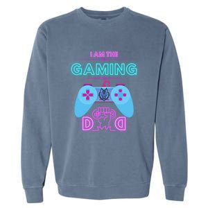 Gaming Dad Dad Gamers Gaming Meaningful Gift Garment-Dyed Sweatshirt